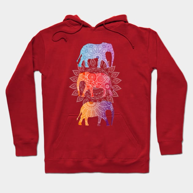 Elephantz - color Hoodie by aleibanez